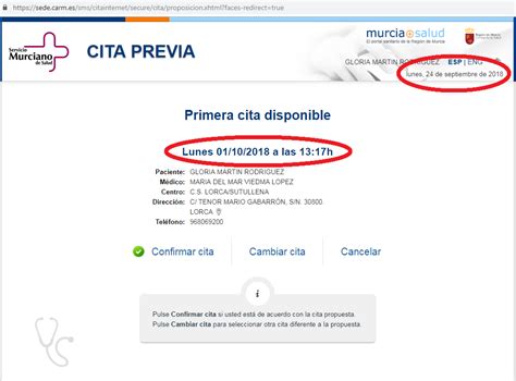 cita previa médico murcia|Cita Previa